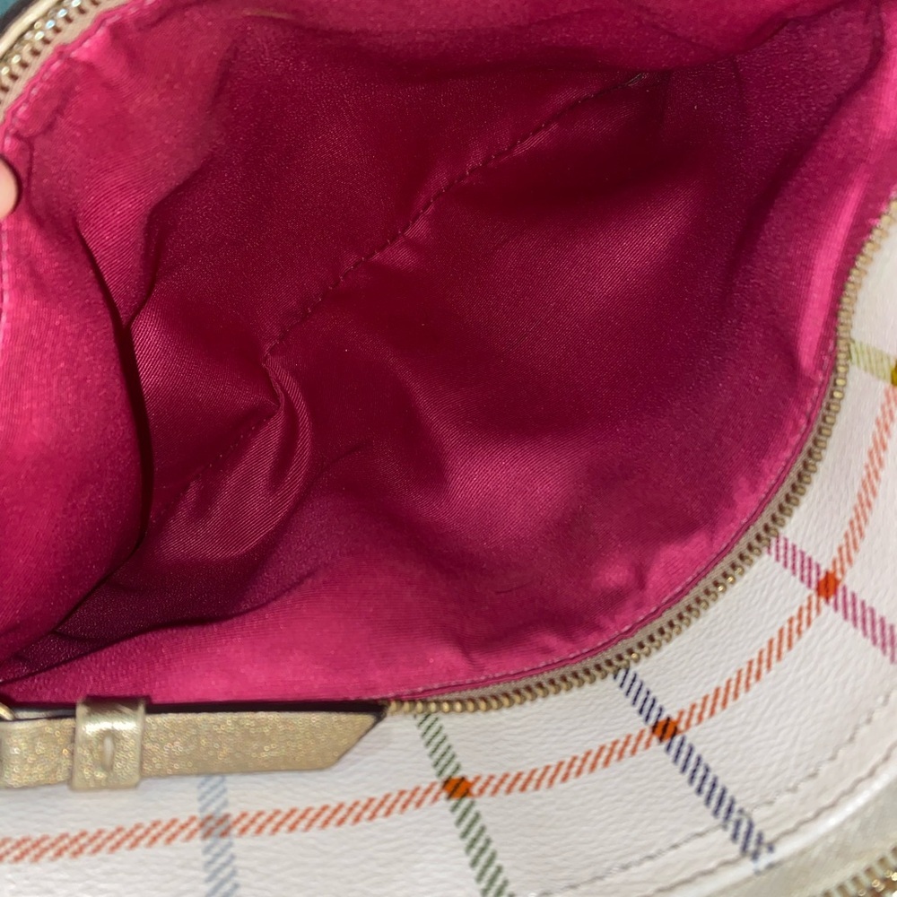 Coach Peyton Tattersall Plaid Crossbody Bag - Picture 6 of 7